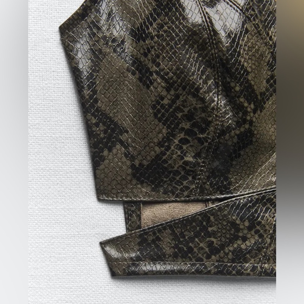 ZARA ANIMAL PRINT CUT OUT TOP 8741/277 - Picture 5 of 8